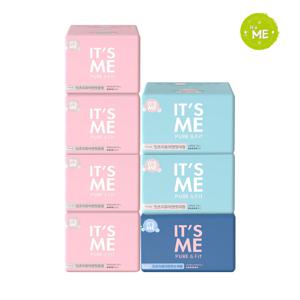 잇츠미 퓨어앤핏 생리대 중형 12P x4개+대형 10P x2개+수퍼롱 6P x1개