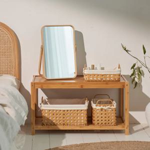 밤부 대나무 와이드 협탁