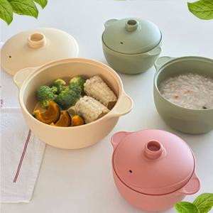 국산 전자레인지 실리콘 찜기1300ml(대) 라면 고기 야채찜 실리콘 찜기 찜솥