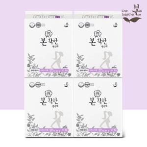착한 유기농 생리대 오버나이트 20P, 4팩