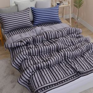 퓨어 기숙사 펜션 침구세트 사계절 누빔이불 패드