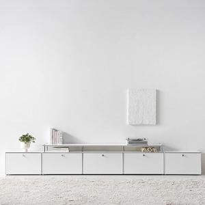 플럭스 미드센츄리 1800 높은거실장 모듈가구