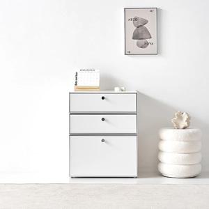 플럭스 600 미드센츄리 3단서랍장 모듈가구