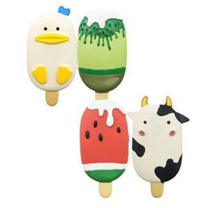 씹는놀이 라텍스 아이스크림 장난감