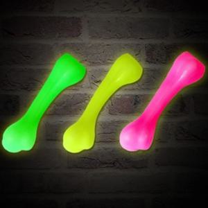 자체발광 야광 뼈다귀 장난감(색상랜덤)