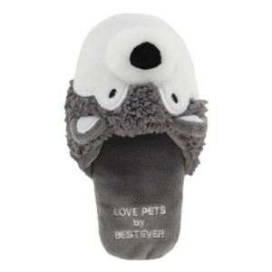 바스락 삑삑 봉제 슬리퍼(허스키)