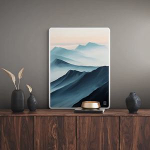 접이식테이블 풍경화 포스터 그림 거실 좌식 원룸 디자인 공부 밥상 산1 대(48x72)