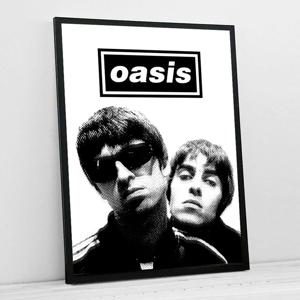 오아시스 Oasis 앨범 포스터 액자 밴드 인테리어