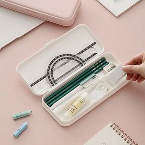 심플 마카롱 파스텔 라운드 대용량 필통