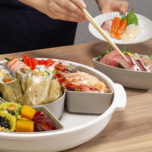 일본 이노마타 1072 파티 구절판 월남쌈 접시 분할 트레이