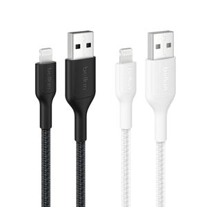 USB-A to 라이트닝 브레이디드 충전 케이블 CAA020fq 15cm 1m 2m 3m
