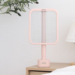 각도 길이 조절 전자모기채 전기파리채 유인 UV램프 스탠드 포충기 밀착 촘촘망