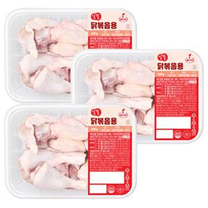 [천안] 국내산 냉장 알뜰 닭볶음용 600g 3팩 마니커 도리육 부분육 절단육