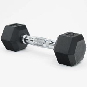 고무육각 덤벨 아령 3kg 1개 클럽 고무아령 웨이트