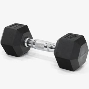 고무육각 덤벨 아령 7kg 1개 클럽 고무아령 웨이트