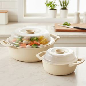 국산 핸드업 전자렌지찜기 2p 전자레인지 만두 계란찜 라면 용기