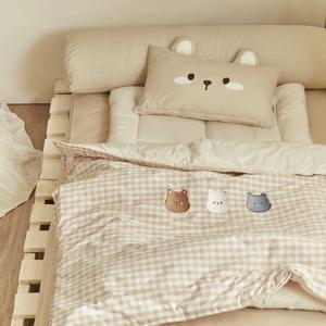 바비 순면 낮잠이불 형태베개 토퍼세트 (베개솜/가방포함)