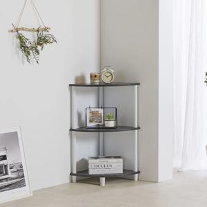 까뮤 코너장 3단 진열장 공간수납장