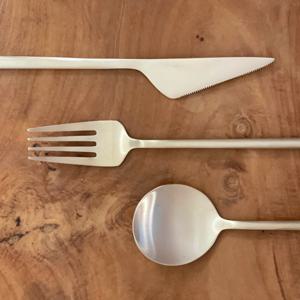 유기 나날 양식기 커트러리 세트 스푼 포크 나이프 방짜유기