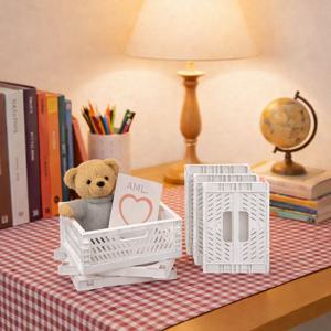 파스텔 다용도 주방 욕실 화장대 장난감 옷 정리함 수납 폴딩 접이식 선반 박스 1+1