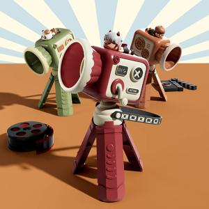 캐릭터 휴대용 선풍기 레트로 인테리어 탁상용