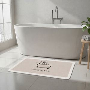 귀여운 빨아쓰는 깨지지 않는 두꺼운 데일리 타임 논슬립 규조토 발매트