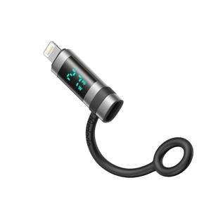 포터블 충전속도 디스플레이 C타입 to 8핀 젠더 OT261