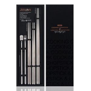 스테인리스 조리용 진공젓가락 5P 세트 튀김 요리용 주방조리도구