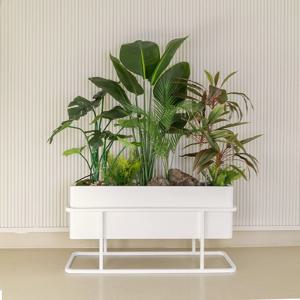 더블스탠드 철제 플랜트박스 인테리어 카페 오피스 거실 테라스