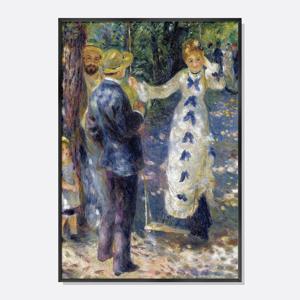 로맨틱 예술 명화 미술 그림 포스터 유럽 인테리어 액자 오귀스트 르누아르 그네