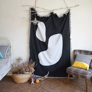 무채색료지 따로 또함께 아트 빈티지 소파커버/러그/블랭킷