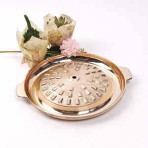 방짜유기 직화 원형 불고기판 소 30.5CM