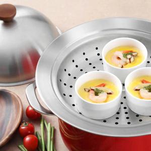이유식찜기 돔뚜껑+스텐찜기 찜판 스티머세트 24-28cm 냄비사이즈가능