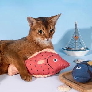 고양이장난감 캣닢 물고기 생선 고등어 인형 쿠션