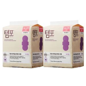 템포 생리대 유기농 대형 14매 X 2팩