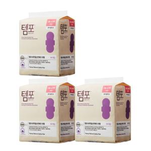 템포 생리대 유기농 대형 14매 X 3팩