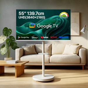 139.7cm(55인치) UHD 구글 스마트 TV 4K LED TV  삼탠바이미 설치