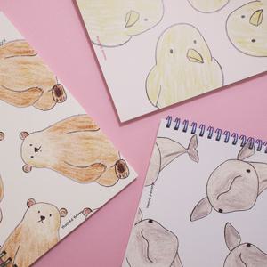 A5 허쉬드브라운 그냥 쓰는 드로잉노트