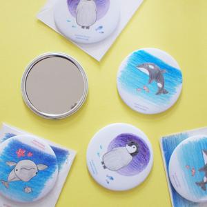 허쉬드브라운 손거울 ver2.