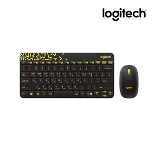 로지텍코리아 MK240 Nano 블랙 무선 키보드 마우스 세트 포함, 컴팩트 사이즈, 좌우