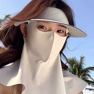 올인원 캡마스크 해피하라 자외선차단 모자 썬캡 쿨링마스크