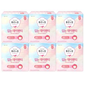 좋은느낌 입는데이팬티 중형 8P X 6팩