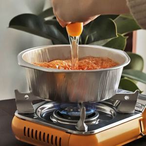 야외용 멀티냄비 라면 부대찌개 전골 캠핑 직화 오븐 전자렌지 일회용 냄비