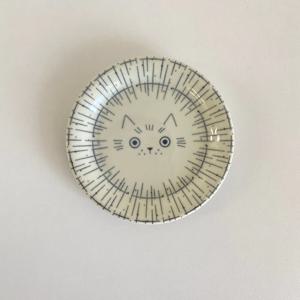 고양이 캐릭터 접시 일본 도자기 앞접시 디저트 플레이트 Cat plate