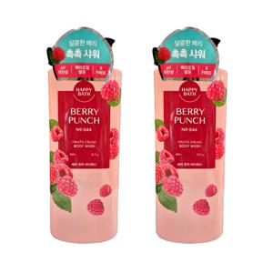 해피바스 프루츠 베리펀치 바디워시 900g 약산성 촉촉보습 대용량 바디클렌저
