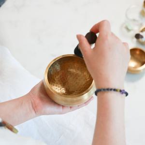 프리미엄 핸드메이드 명상 싱잉볼 명상종  요가종 네팔 풀문 씽잉볼 9.5cm세트