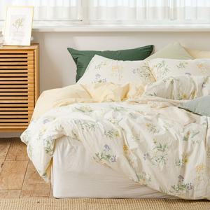 취향저격 플라워 패턴 카밀레 60수 고밀도순면 이불커버