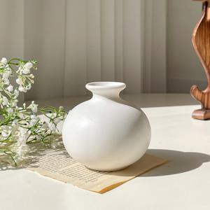 미니 백자 도자기 화병 (달항아리) 돌상 소품