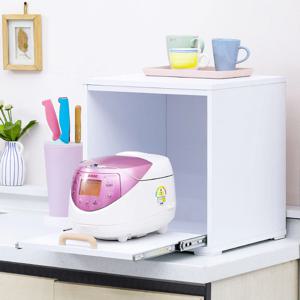 퀸카 1단 미니렌지대 전자렌지다이 밥솥장 전기밥솥선반 수납장