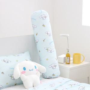 산리오캐릭터즈 시나모롤 뱀부리플 원형바디필로우 레몬